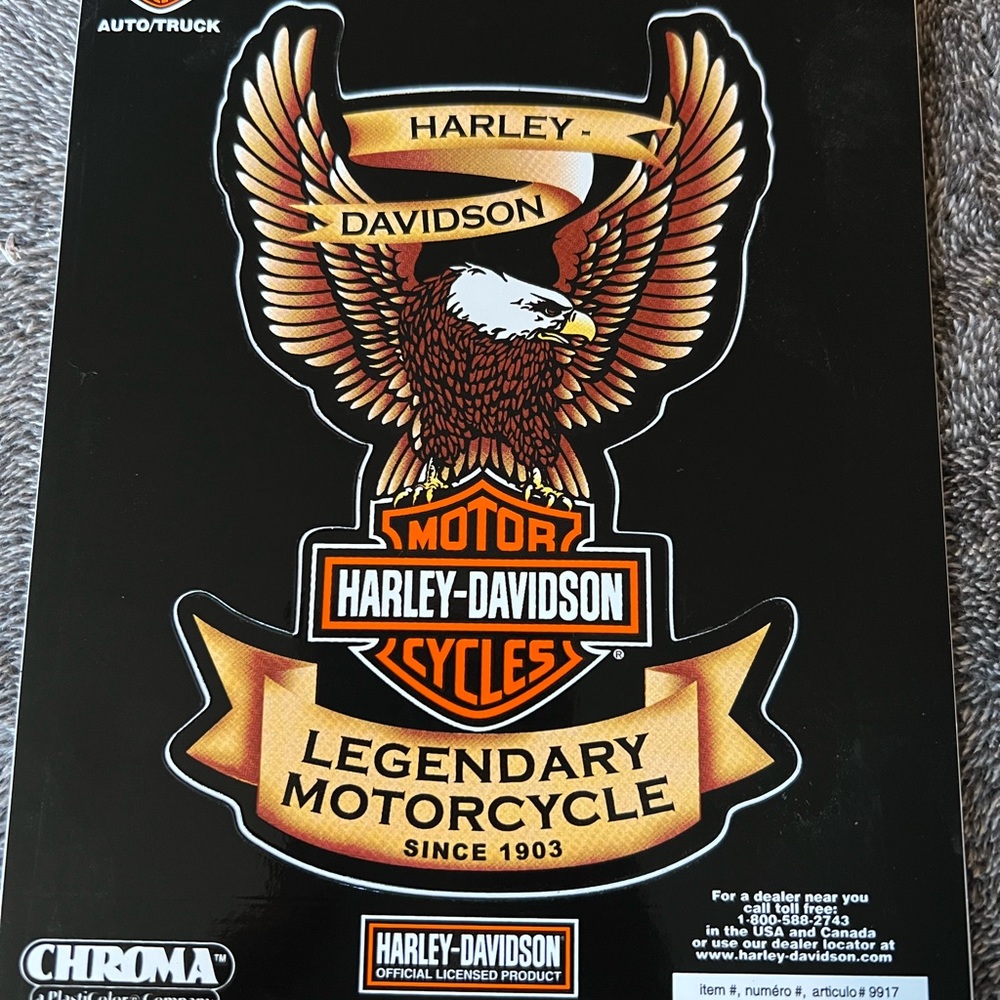 Harley Davidson Decals for Auto/Truck